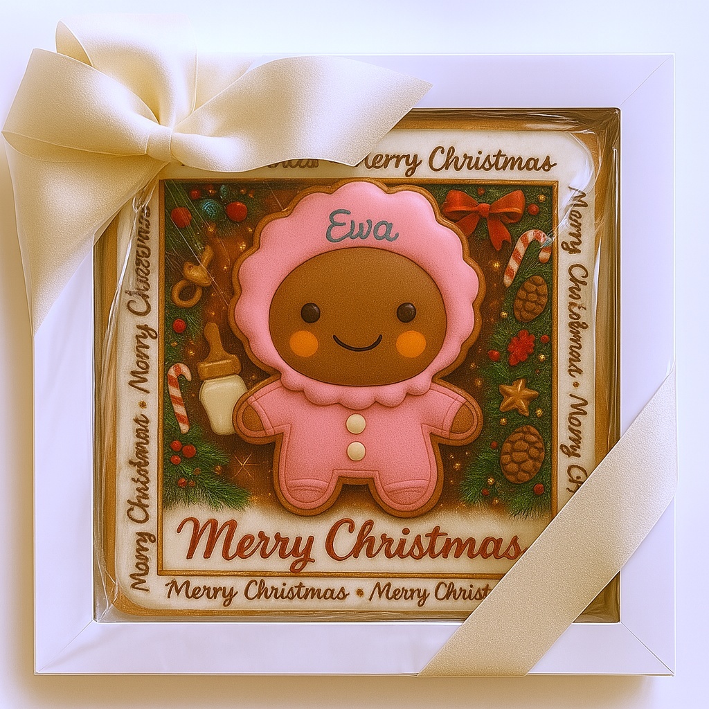 CIASTKO LUKROWANE MAMIK FAMILY EWA ROZ.XL KWADR RĘCZNIE ROBIONE